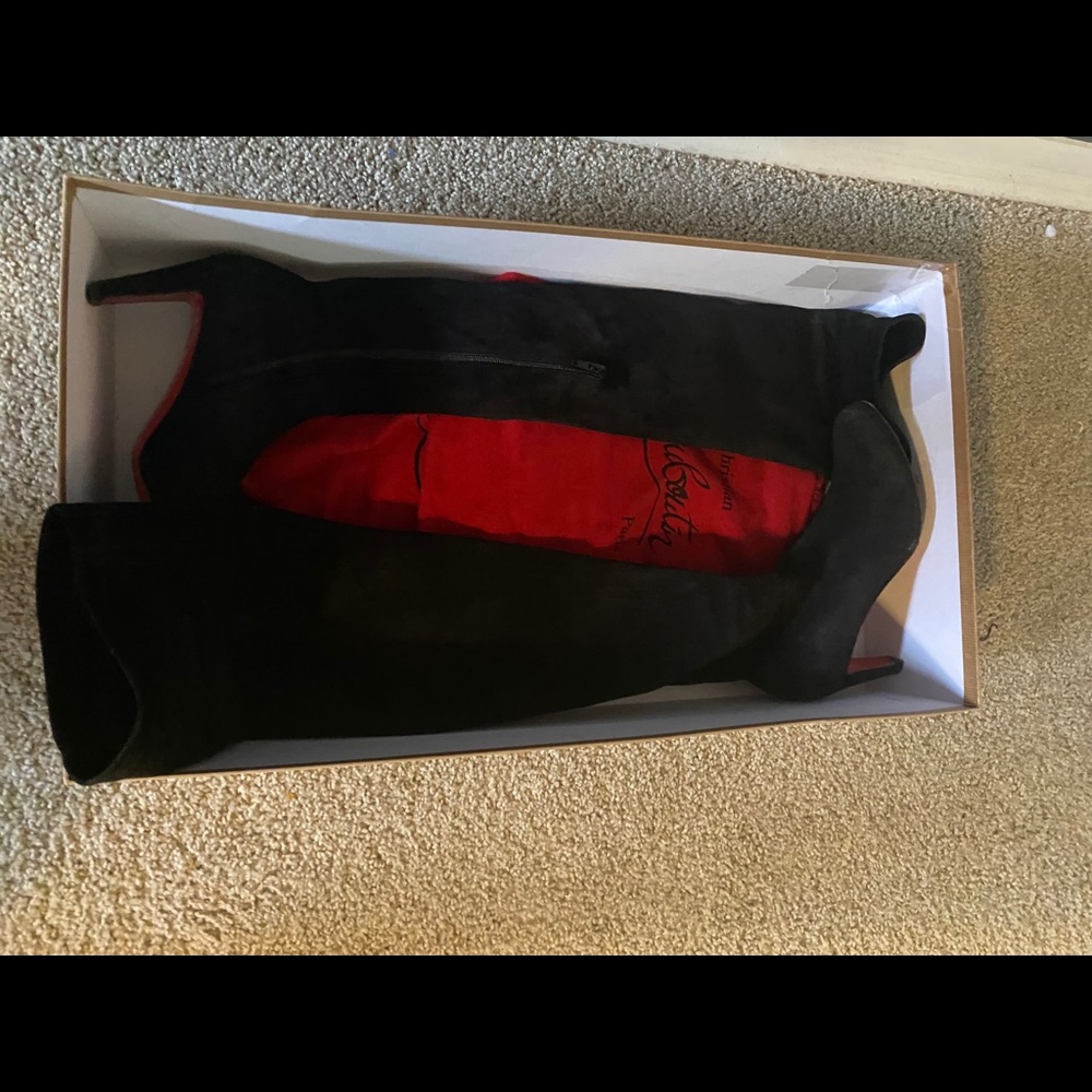 Authentic Christian Louboutin knee high boots